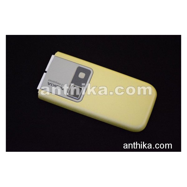 Nokia 6151 Kapak Original Battery Cover Yellow New