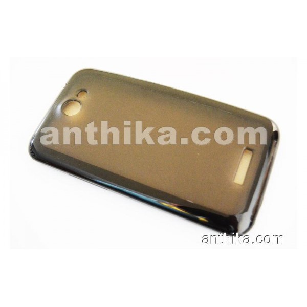 HTC One X S720E Kılıf High Quality Silicone Case Black New