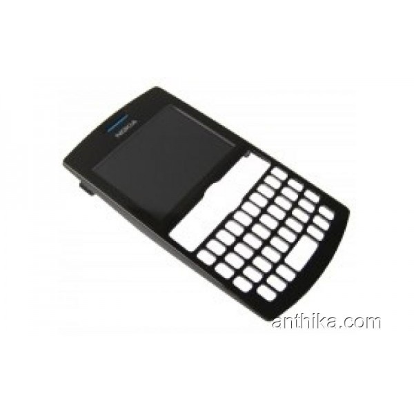 Nokia Asha 205 Kapak Original Front Cover Black Ne...