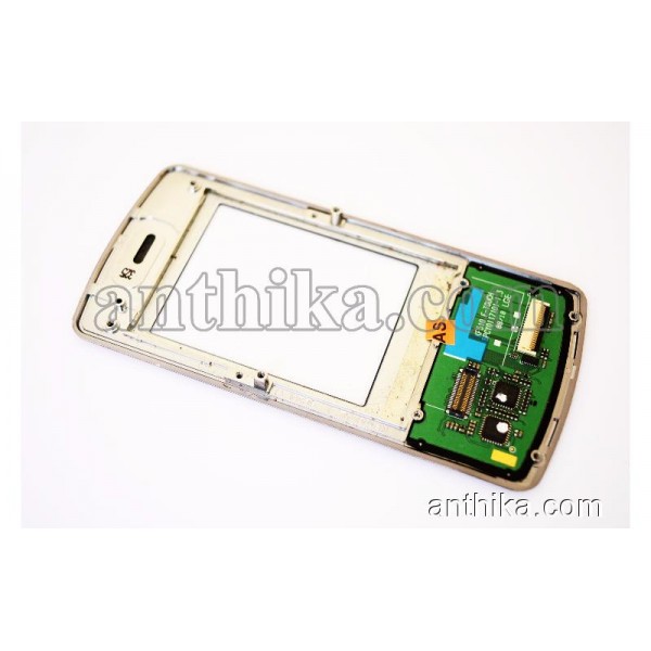 LG KF510 Kapak Tuş Board Original Front Cover Keypad UI Board Grey Used