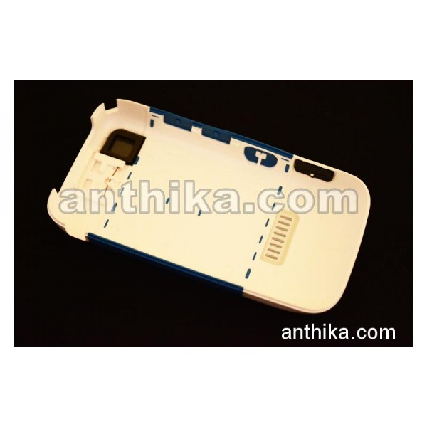 Nokia 5200 5300 Kapak Original Battery Cover White Blue New