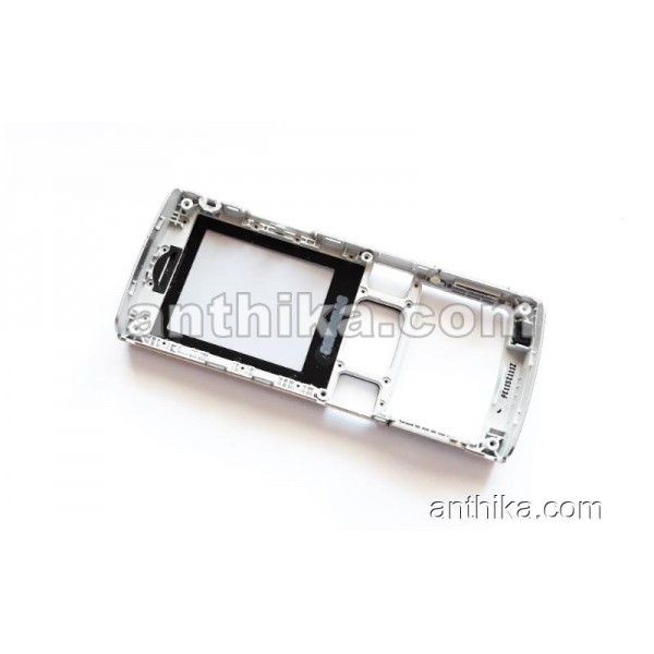 Samsung M200 Kapak Original Front Cover Silver New Condition
