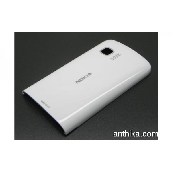 Nokia C5-03 Kapak Battery Cover White