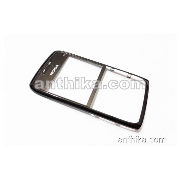 Nokia E71 Kapak Original Front Cover Black Used
