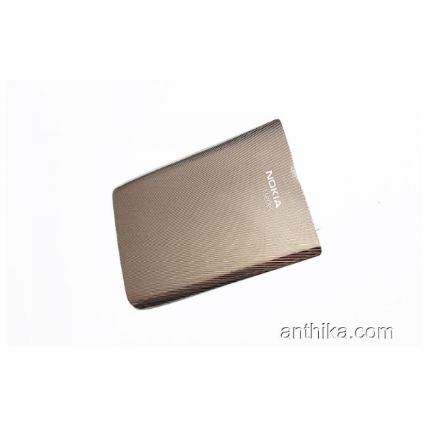 Nokia E72 Kapak Original Battery Cover Gold New