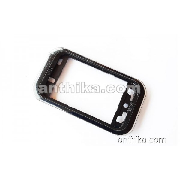 Samsung C3300 Kapak Original Front Cover Black Use...