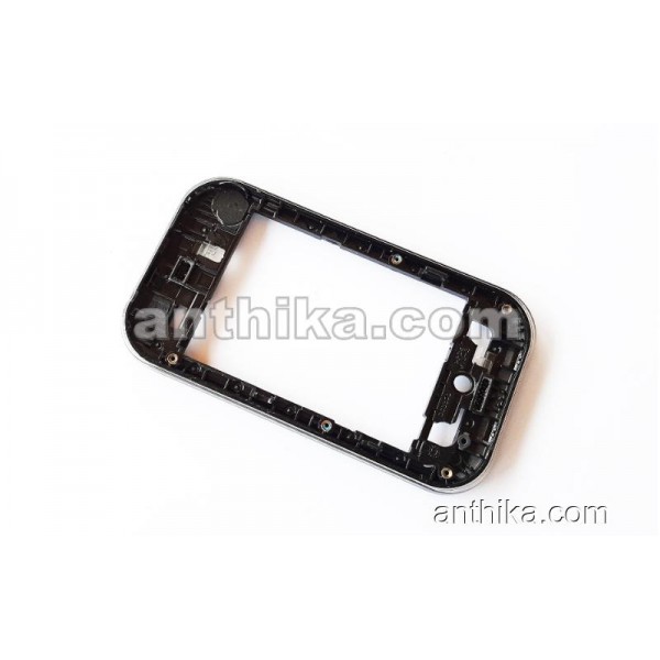 Samsung C3300 Kapak Original Front Cover Black Used