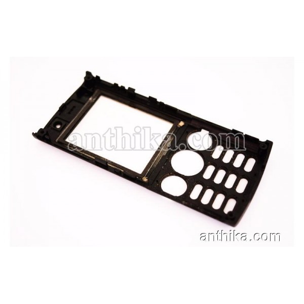 Sony Ericsson W640 W640i Kapak Original Front Cover Black Used