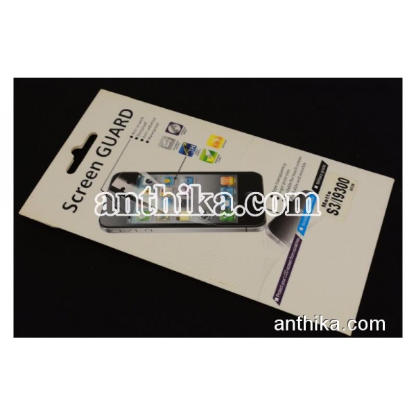 Samsung S3 I9300 Ekran Koruyucu Screen Guard