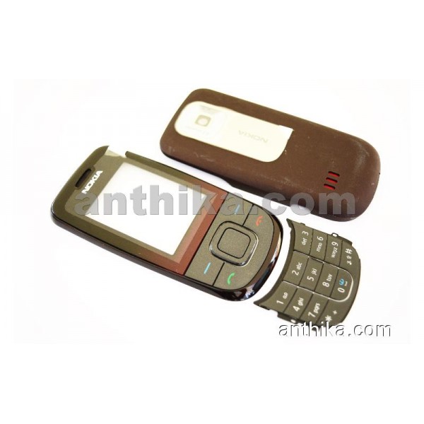 Nokia 3600 Slide Kapak Tuş Original Keypad Rose N...