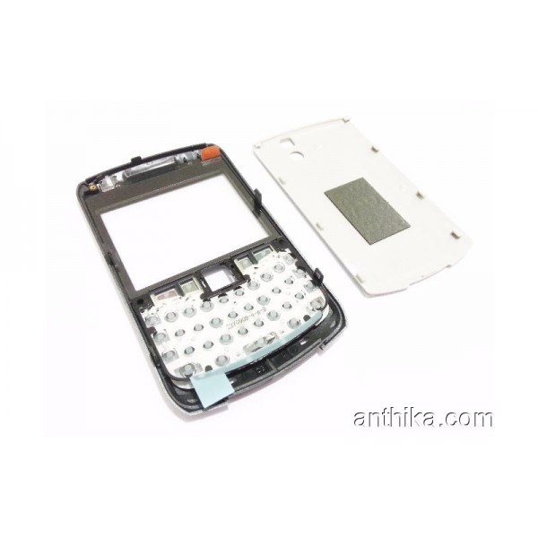 Blackberry 8320 Curve Kapak Tuş KVK Depodan Cover Silver