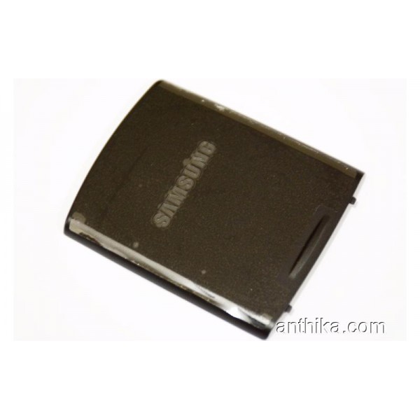Samsung U600 Kapak Orjinal Battery Cover Black KVK...