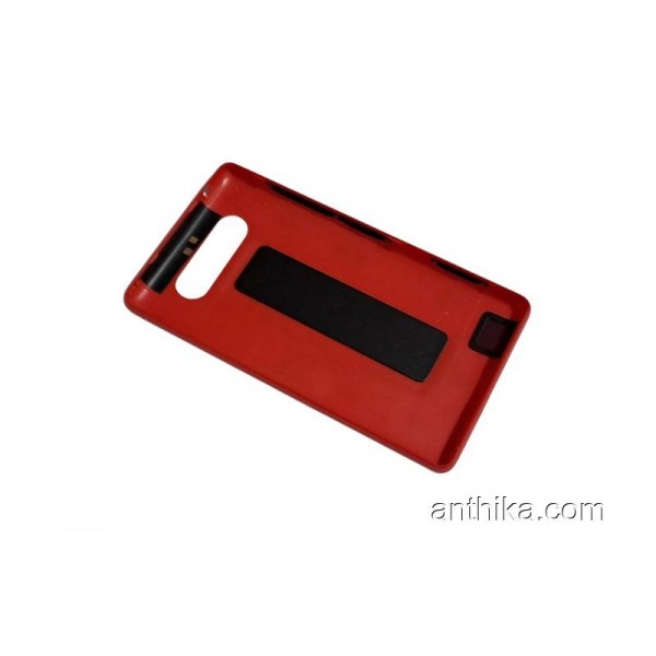 Nokia Lumia 820 N820 Kapak NFC Anten Original Battery Cover Red New