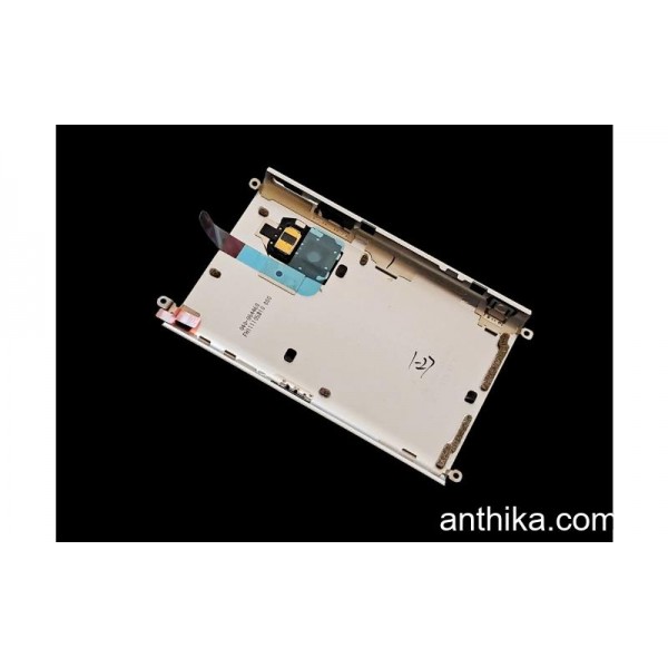 Nokia E7 E7-00 Kapak Original Back Cover Silver New with Tim Logo