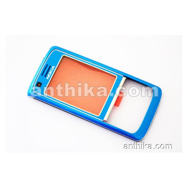 Nokia 6288 Kapak Original Front Cover Blue New