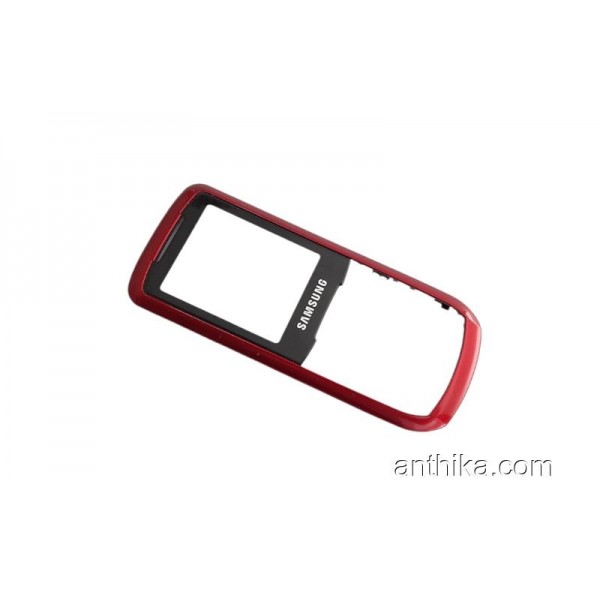Samsung c3212 Kapak Original Front Cover Red Used