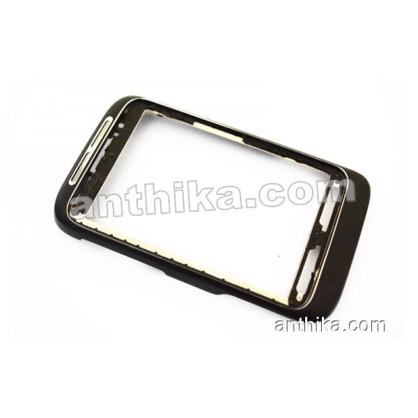HTC Wildfire S Kapak Original Front Cover Black Us...