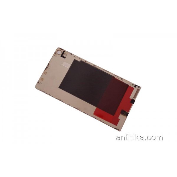Huawei Ascend P6 P6-U06 Kapak Arka Kapak Batarya Kapağı Siyah