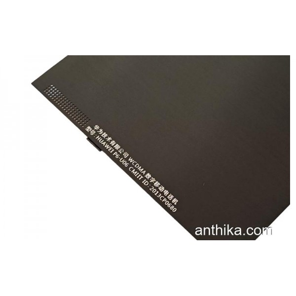 Huawei Ascend P6 P6-U06 Kapak Arka Kapak Batarya Kapağı Siyah