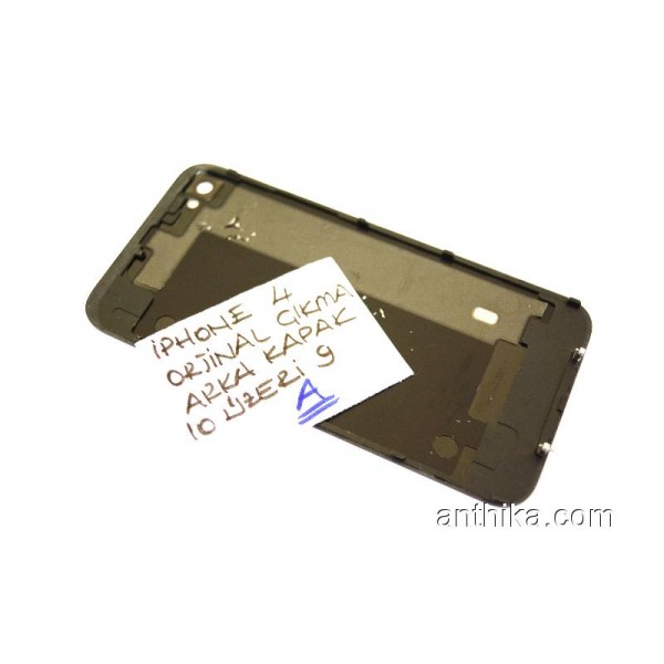 Apple Iphone 4 A1332 Kapak Original Battery Cover Black New Condition-1