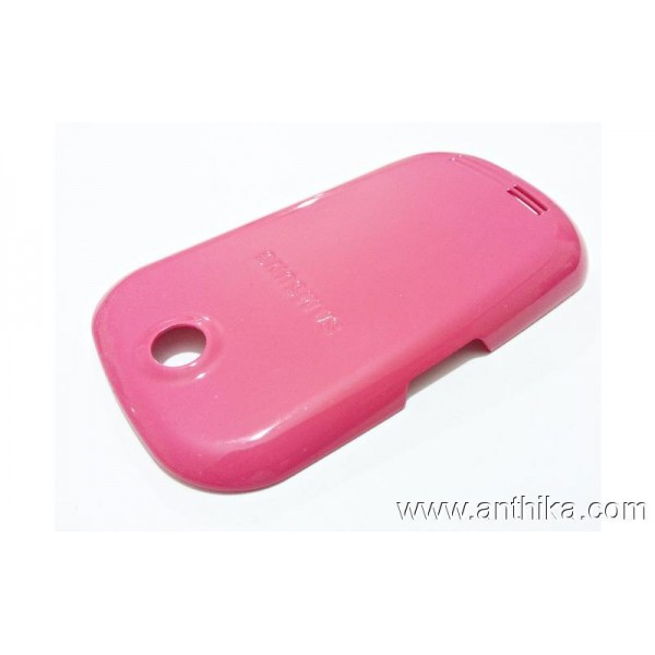 Samsung S3650 Orjinal Arka Batarya Kapak Cover Pink - 4