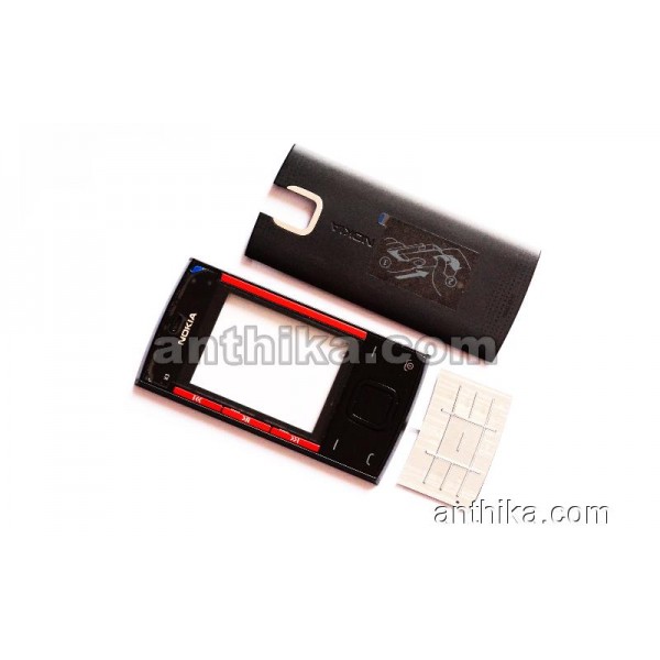 Nokia X3 X3-00 Kapak Tuş Set Original Cover Black...