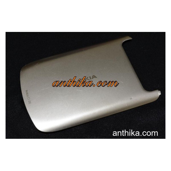 Nokia C7 Kapak Original Battery Cover Silver Used