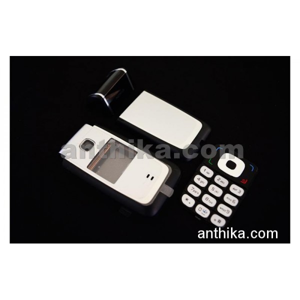 Nokia 6125 Kapak Tuş Original Cover Set Black Sil...