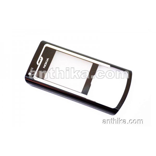 Nokia N72 Kapak Original Front Cover Black New