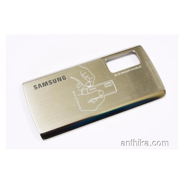 Samsung L700 Kapak Orjinal Battery Cover Silver New