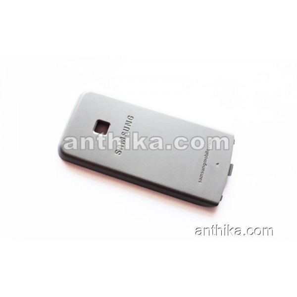 Samsung M140 Kapak Original Battery Cover Gray New...