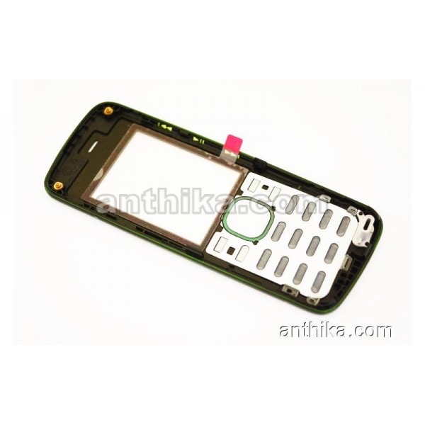 Nokia 5220 Kapak Tuş Original Front Cover Lens Keypad Green New 0252586