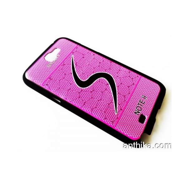 Samsung Galaxy Note 2 N7100 Kapak High Quality Hard Case Pink New