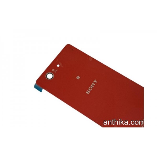 Sony Xperia Z3 Mini Kapak Xperia Z3 Mini Arka Kapak Battery Cover Red
