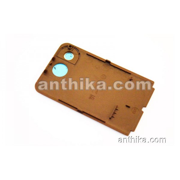 Nokia 7390 Kapak Original Battery Cover Brown New 0256611