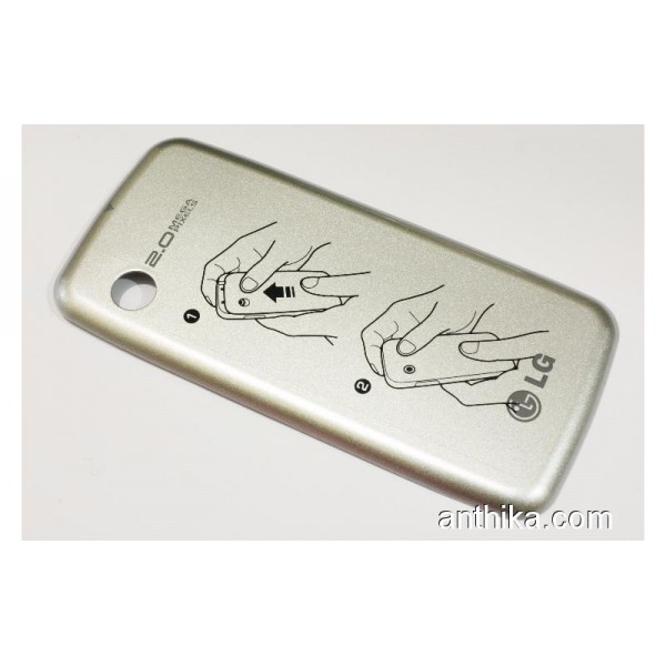 LG GS290 Kapak Orjinal Battery Cover Silver New AC...