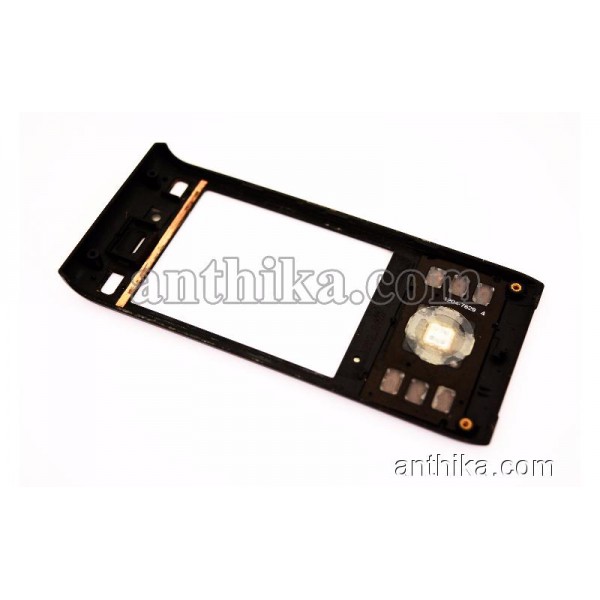 Sony Ericsson C905 Kapak Tuş Original Front Cover Keypad Black Used