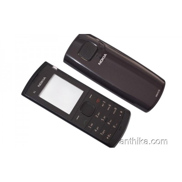Nokia X1 X1-00 Kapak Tuş Original Front and Battery Cover Black New