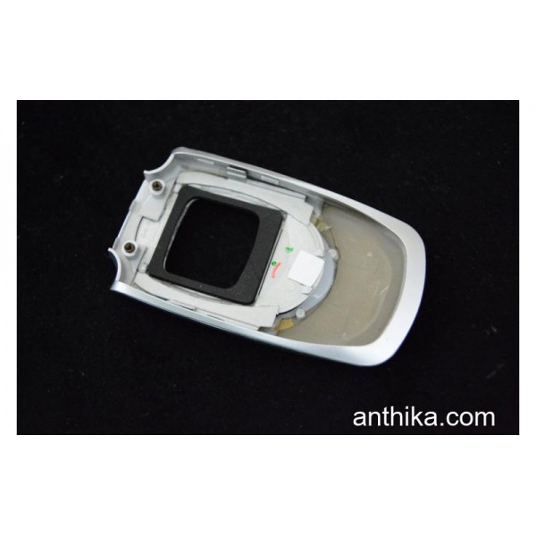 Samsung A800 Kapak Original Front Cover Silver New