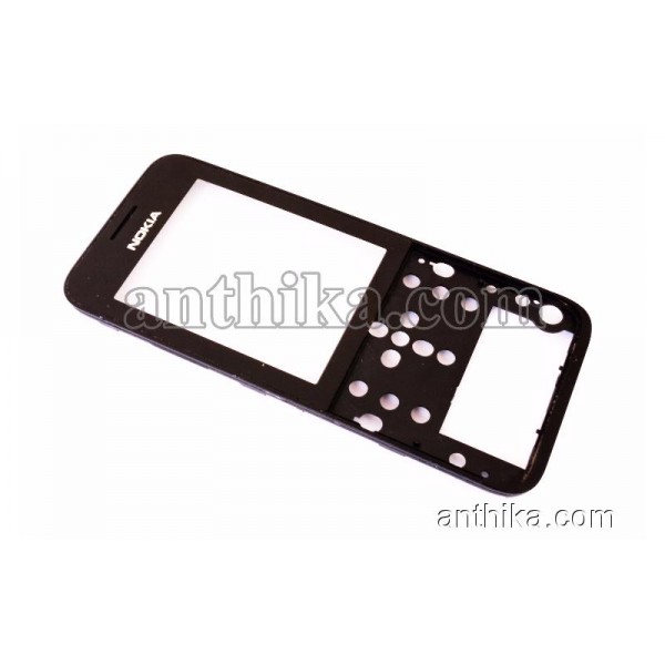 Nokia Asha 207 208 Kapak Original Front Cover Blac...