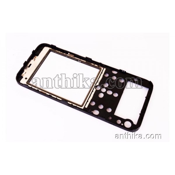 Nokia Asha 207 208 Kapak Original Front Cover Black Used