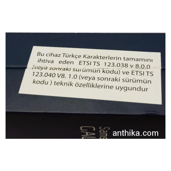 Samsung Galaxy S3 Cep Telefonu Boş Kutusu