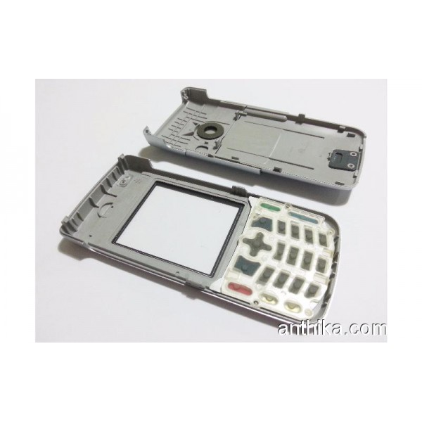 Nokia 6681 Kapak Tuş Orjinal Xpress On Cover Keypad Silver New