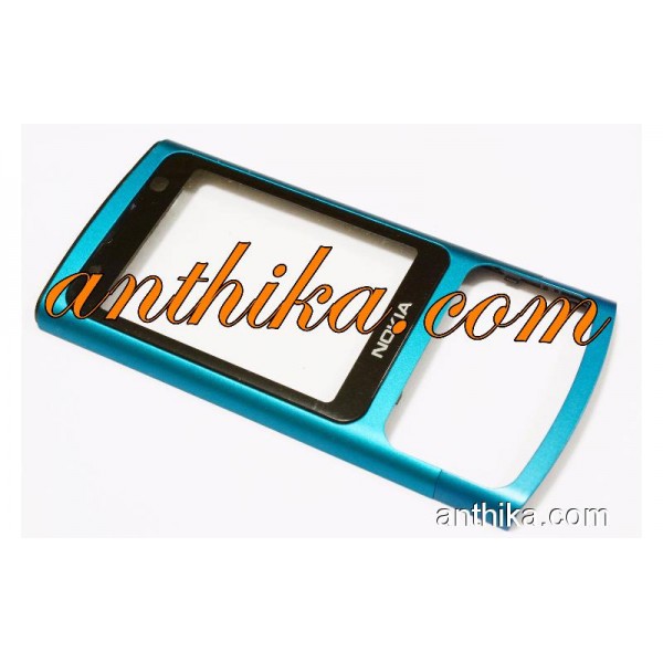 Nokia 6700 Slide Kapak Orjinal Front Cover Blue Us...