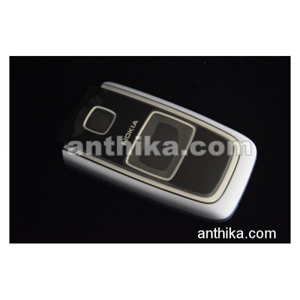 Nokia 6101 Kapak Original Front Cover Silver Black...