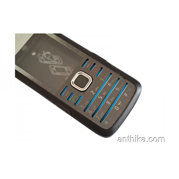 Nokia 7210 Kapak Tuş Orta Çıta High Quality Cover Middle Frame Black