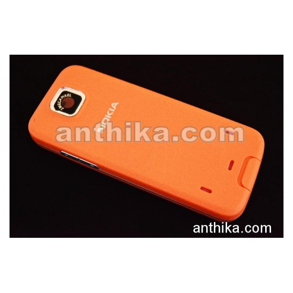 Nokia 7310 Supernova Kapak Tuş High Quality Xpress on Cover Orange New