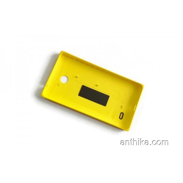 Nokia Lumia X 1045 Kapak Original Battery Cover Back Cover Yellow New