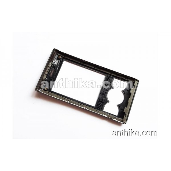 Sony Ericsson w585 w585i Kapak Original Front Cover Gray Used