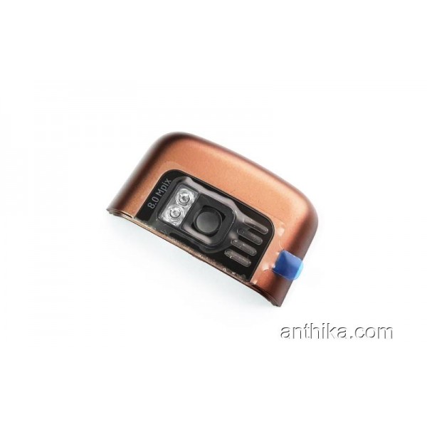 Nokia C6-01 Kamera Kapak Original Camera Cover Brown New 0258068